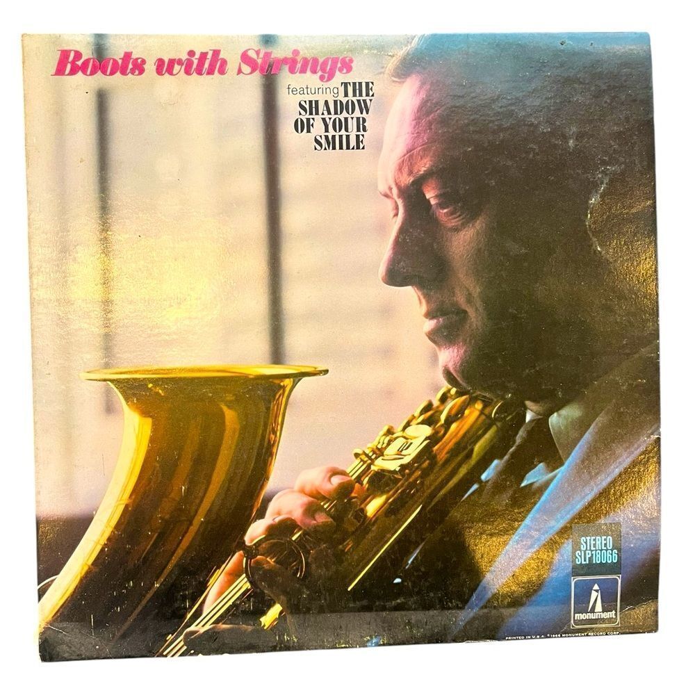 BOOTS RANDOLPH - BOOTS WITH STRINGS JAZZ 12” LP VINYL RECORD‎ 1966